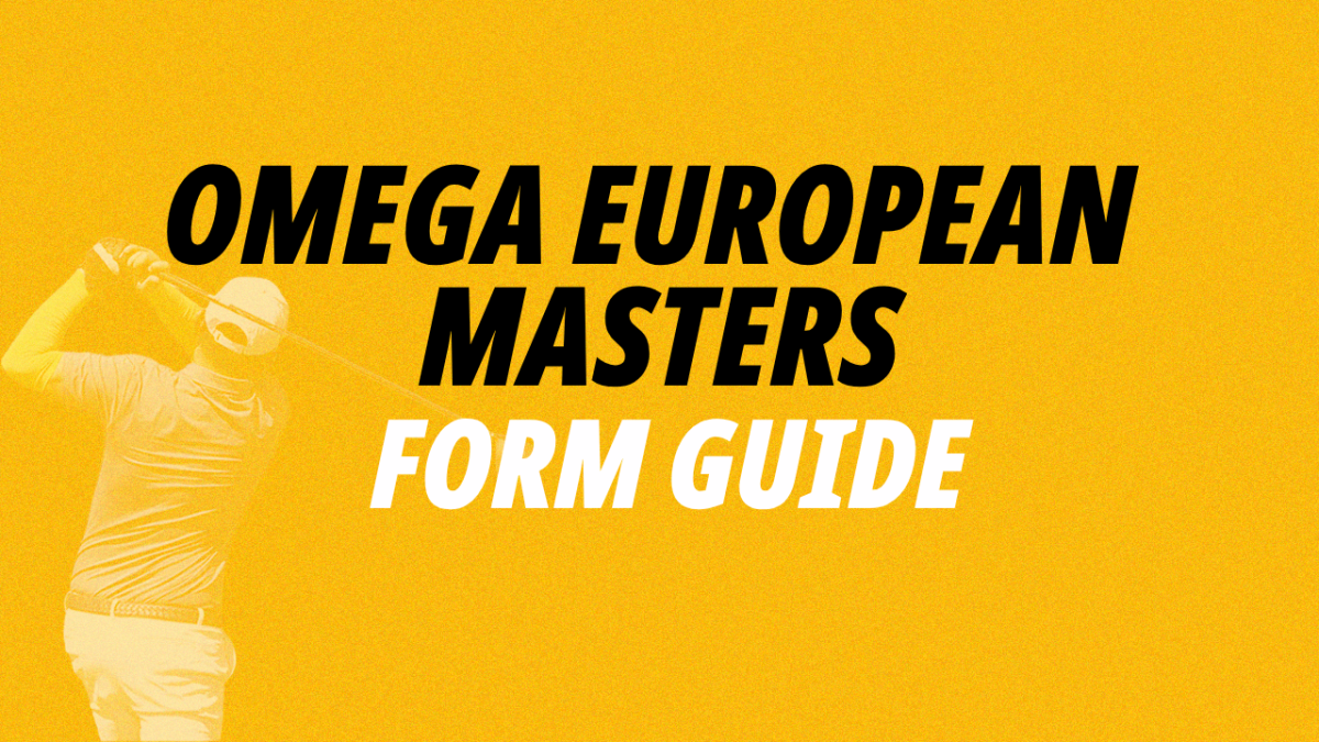 Image for Betfair's European Masters form guide with bets